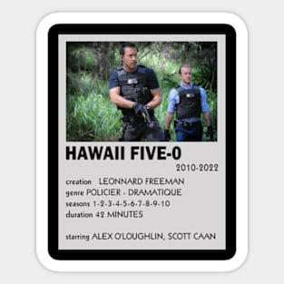 Hawaii Five 0 2010 2022 Classic Tv Series Sticker